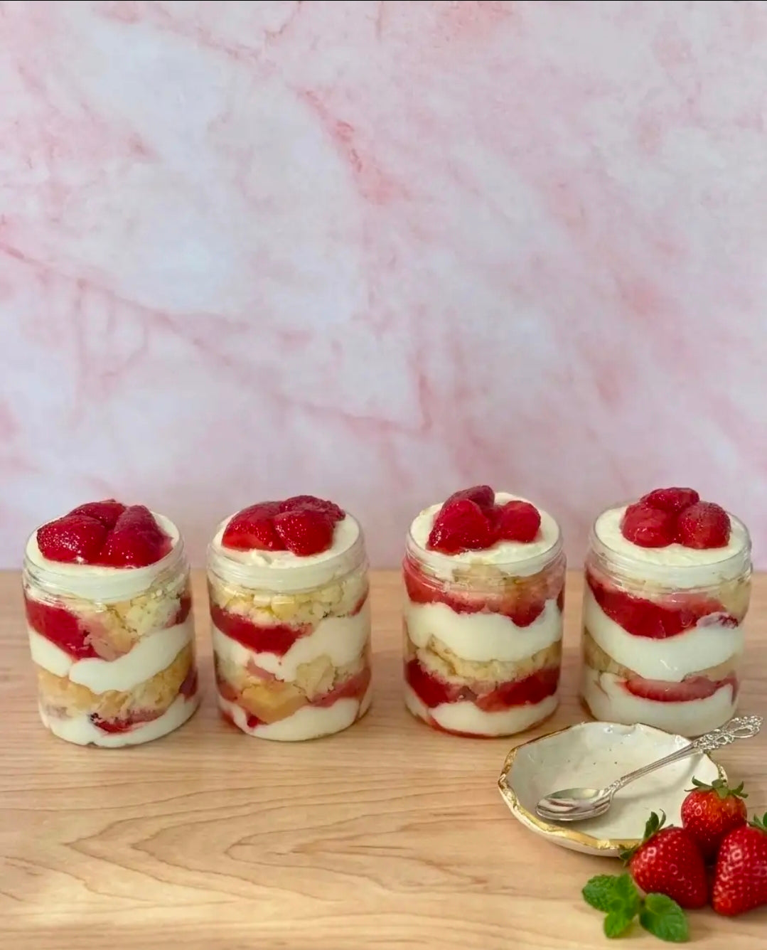 Strawberry Short Cake Jars