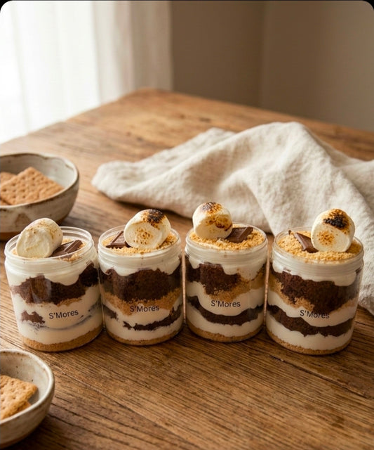 S'mores Cake Jars
